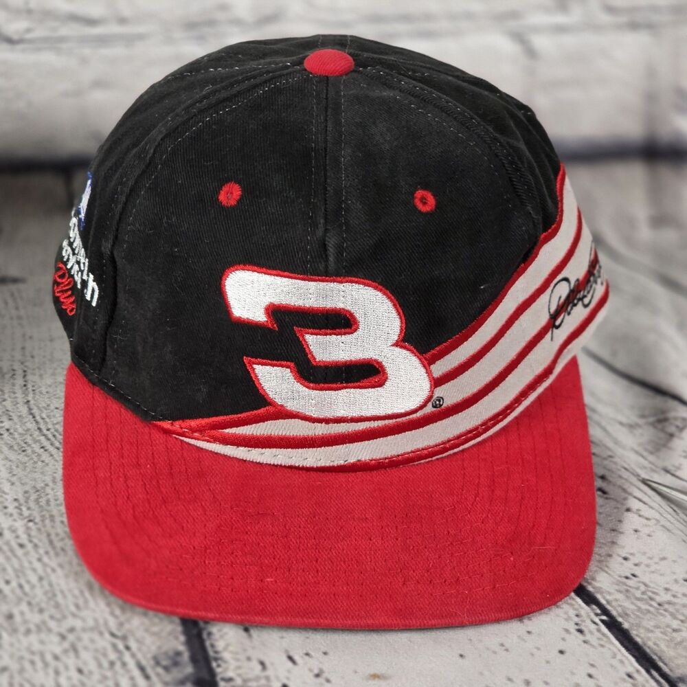 Vintage Dale Earnhardt #3 NASCAR Racing Chase Authentics Hat Cap Goodwrench